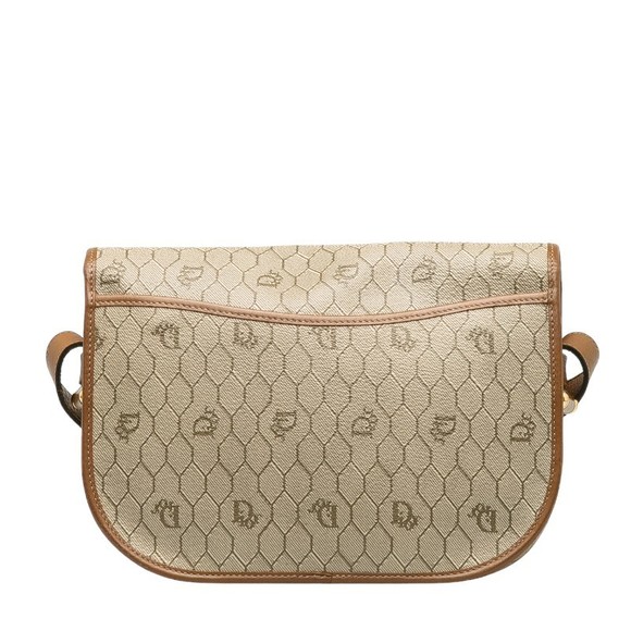 Dior Crossbody Shoulder Bag Leather Gray - Picture 2 of 10